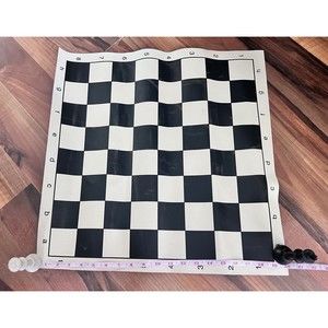 Executive Chess Travel Bag With Roll Up Board. Use With Your Own Pieces. Camo.